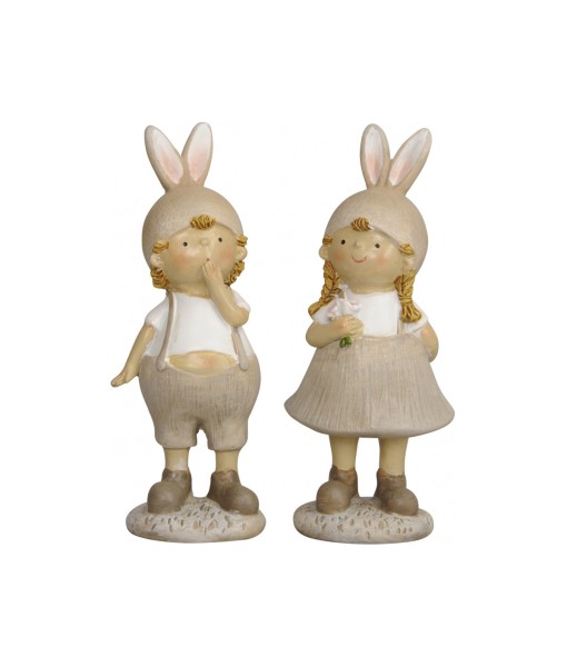 Set of Boy and Girl Bunny   