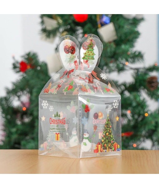 Transparent Candy Box Christmas Decoration Gift Box and Packaging