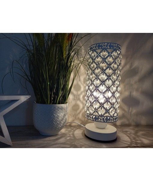 Desire White Clear Crystal Aroma Touch Lamp