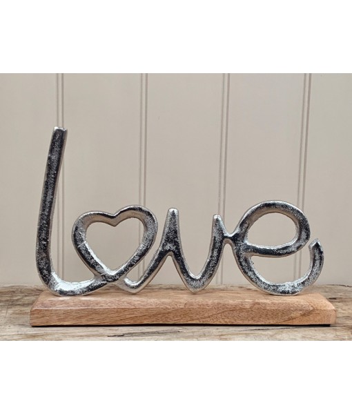 Love Ornament, aluminium, 30cm